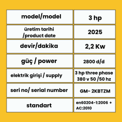 ÇİFT KOLLU BANT VE TAŞ ZIMPARA MAKİNESİ/ GM- 2KBTZM