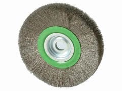 Paslanmaz Ondüleli Daire Tel Fırça